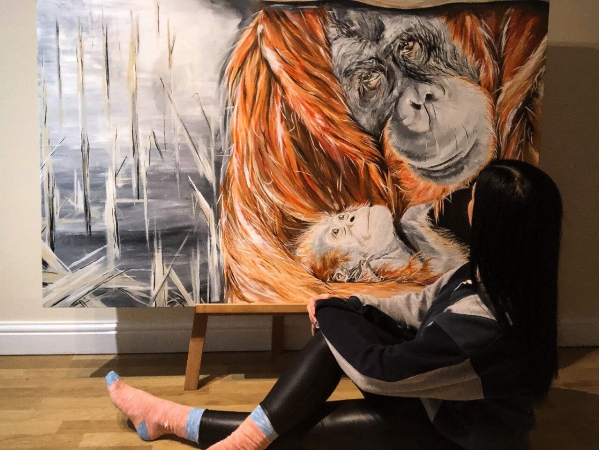ARTIST AND ORANGUTAN-LOVER: AN INTERVIEW WITH EMMIE EDWARDS | criticallyendangered