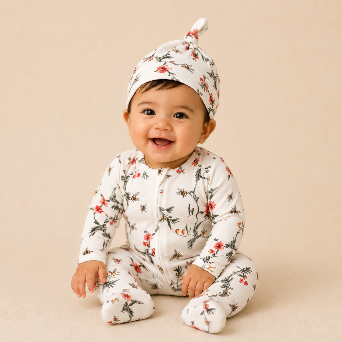Bee Romper + Hat