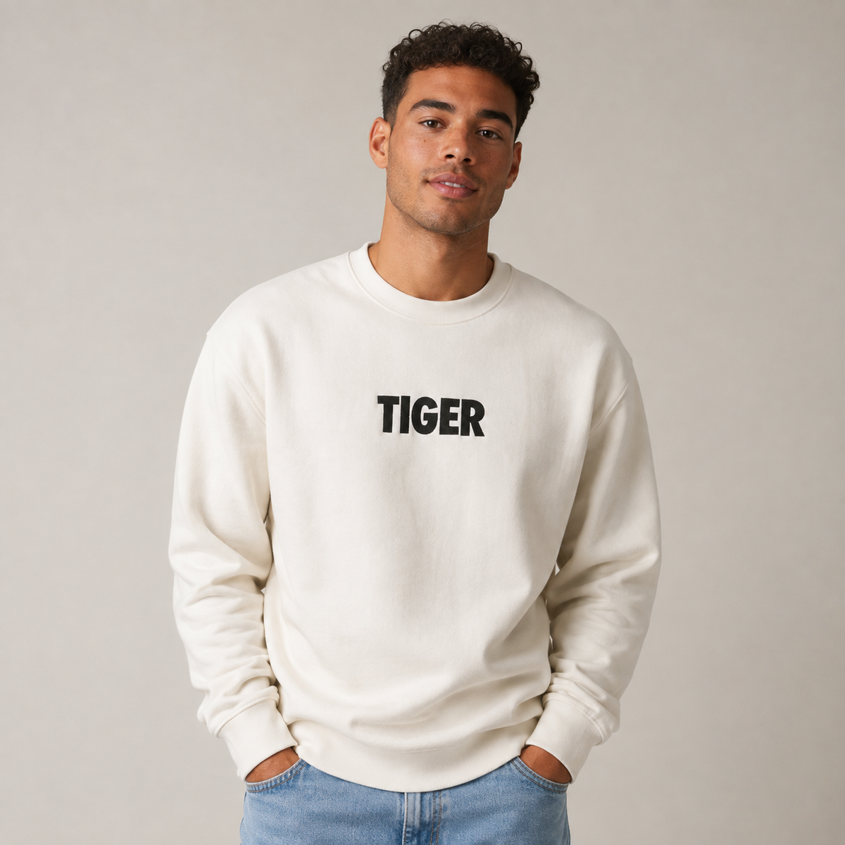 Tiger Jumper Oat