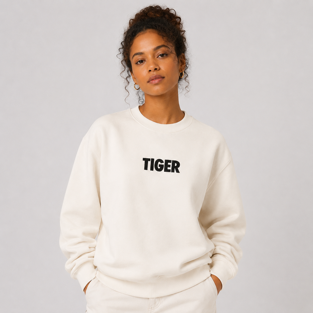 Tiger Jumper Oat