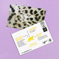 Snow Leopard speckled - criticallyendangered