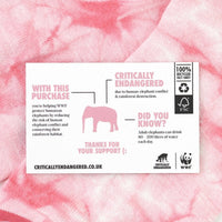 Sumatran Elephant Tie Dye - criticallyendangered