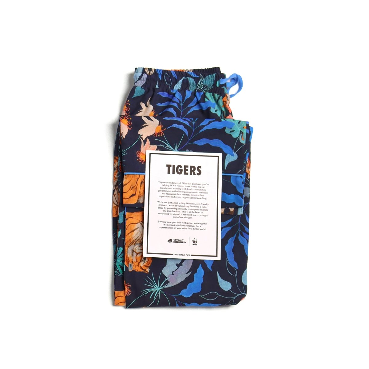 Tiger Pyjama Bottoms - criticallyendangered