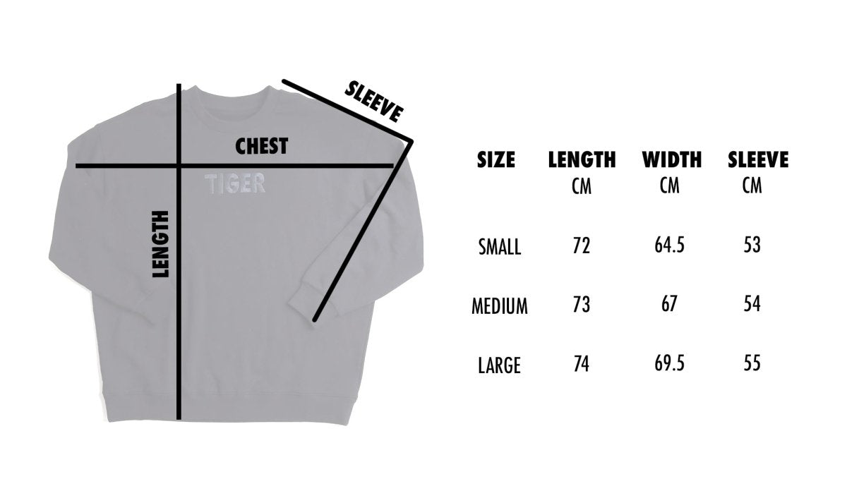 Tiger Sweater Black - criticallyendangered